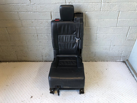 Discovery 3 Seats Rear Middle Row in Soft Black Leather Land Rover 2004 to 2009