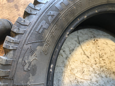 Insa Turbo Ranger 255 55 18 Tyre Part Worn 10mm D23106B