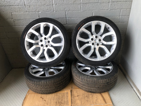 Range Rover L405 Alloy Wheels with Tyres 4 x 22" 275/40R22 L15056