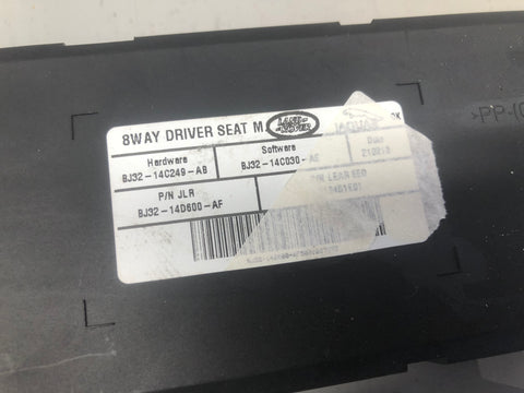 Jaguar XF Driver Seat Control Module Off Side Front BJ32-14C249-AB X250