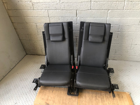Discovery 3 Seats Rear 3rd Third Row in Black Land Rover 2004 to 2009 J17076