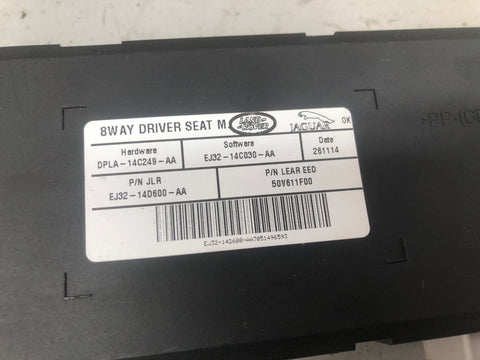 Range Rover Evoque Driver Seat Control Module Off Side Front DPLA-14C249-AA