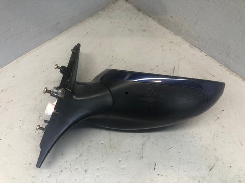 Porsche Boxster 986 Door Mirror Off Side Lapis Blue Metallic 1996 to 2004