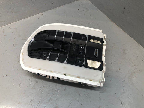 Porsche Cayenne 958.1 92A Interior Light Panel Panel Front with Sunroof Switch