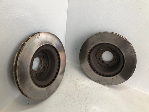 Range Rover Brake Disc Rotors Pair Of Front L322 2006 to 2010 K11056