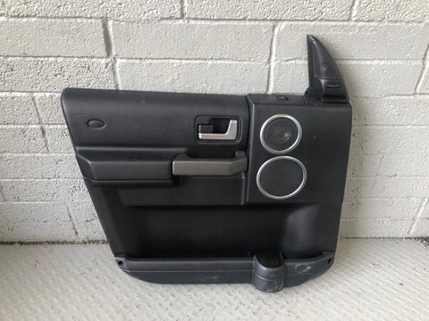 Discovery 3 Door Cards Black Set of 4 Grey Trim Land Rover 2004 to 2009 J17076