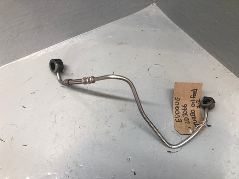 Range Rover Evoque Turbo Oil Feed Pipe 2.2 SD4 2011 to 2015 Land Rover
