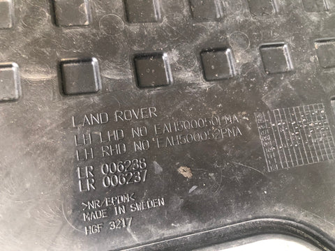 Discovery 3 Floor Mats Rubber Genuine Land Rover 2004 to 2009 J12086