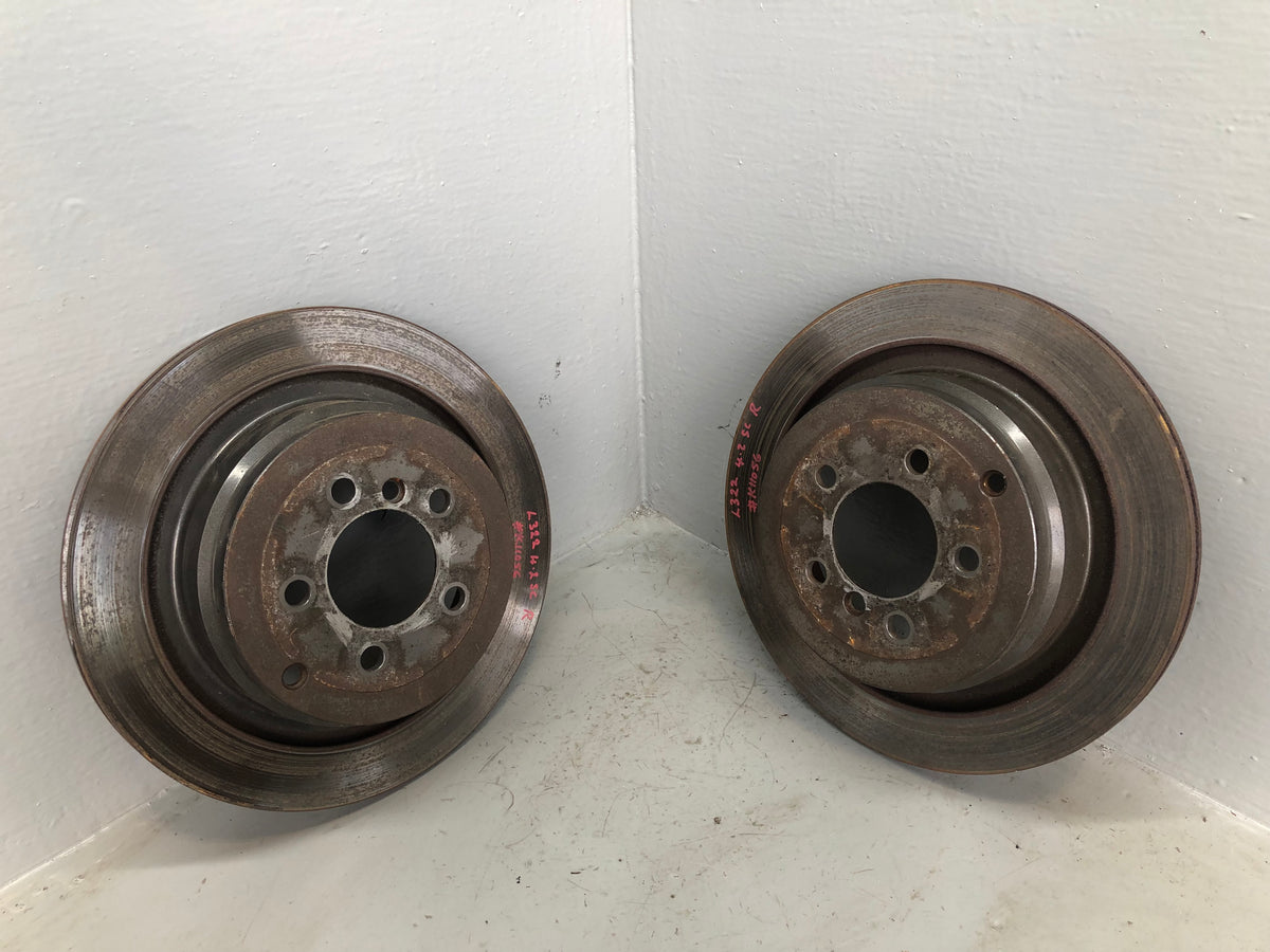 Range Rover Brake Disc Rotors Pair Of Rear L322 2006 to 2010 K11056