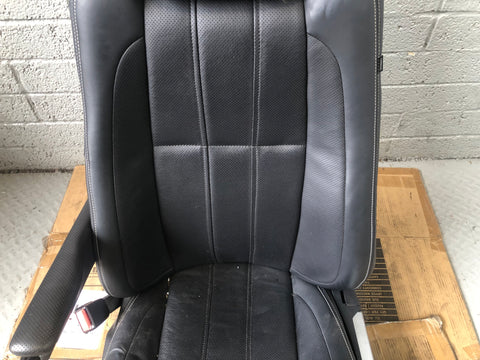 Range Rover L322 Leather Seats Black Heated Facelift 2010 to 2013 L29076