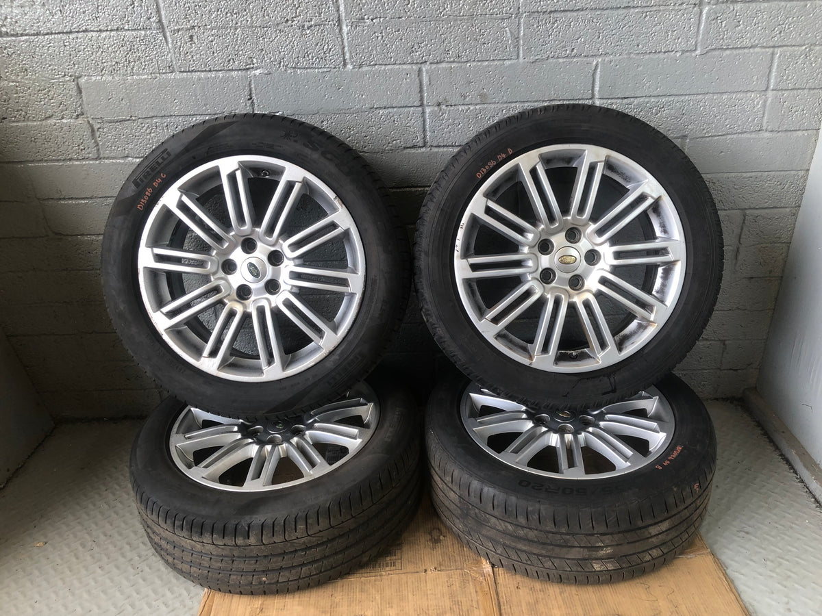Discovery 4 Alloy Wheels and Tyres 255/50R20 Set of x 4 Land Rover D13086