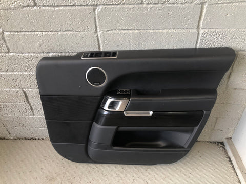 Range Rover L405 Door Cards Set Black with Gloss Black Trim 2013 to 2017 L15056