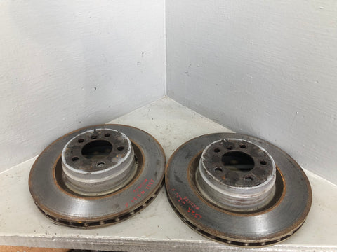 Range Rover Brake Disc Rotors Pair Of Front L322 2006 to 2010 K11056