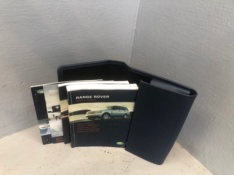 Range Rover Handbook Manual User Guides in Wallet L322 Facelift D01076
