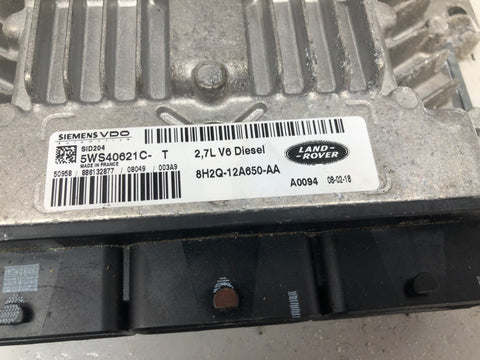 Range Rover Sport Engine ECU 2.7 TDV6 8H2Q-12A650-AA Discovery 3 Land Rover