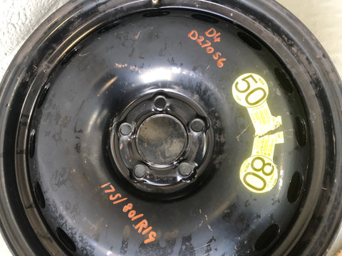 Discovery 4 Steel Wheel 19" Space Saver Wheel 19" x 6J Land Rover D27056