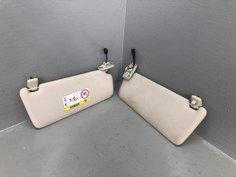 Range Rover Evoque Sun Visors Illuminated Pair Of in White L538 L03066