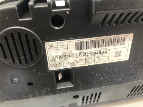 Range Rover Evoque Instrument Cluster Speedo FJ3210849BA 2011 to 2015