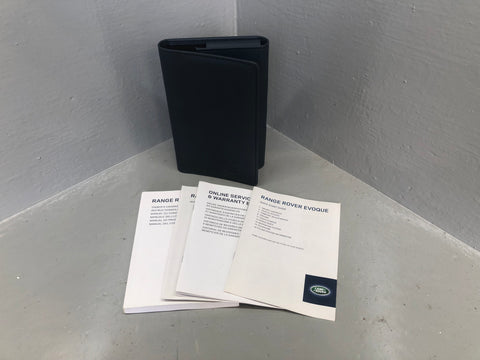 Range Rover Evoque Handbook User Manual in Wallet L538 2011 to 2018 L03066