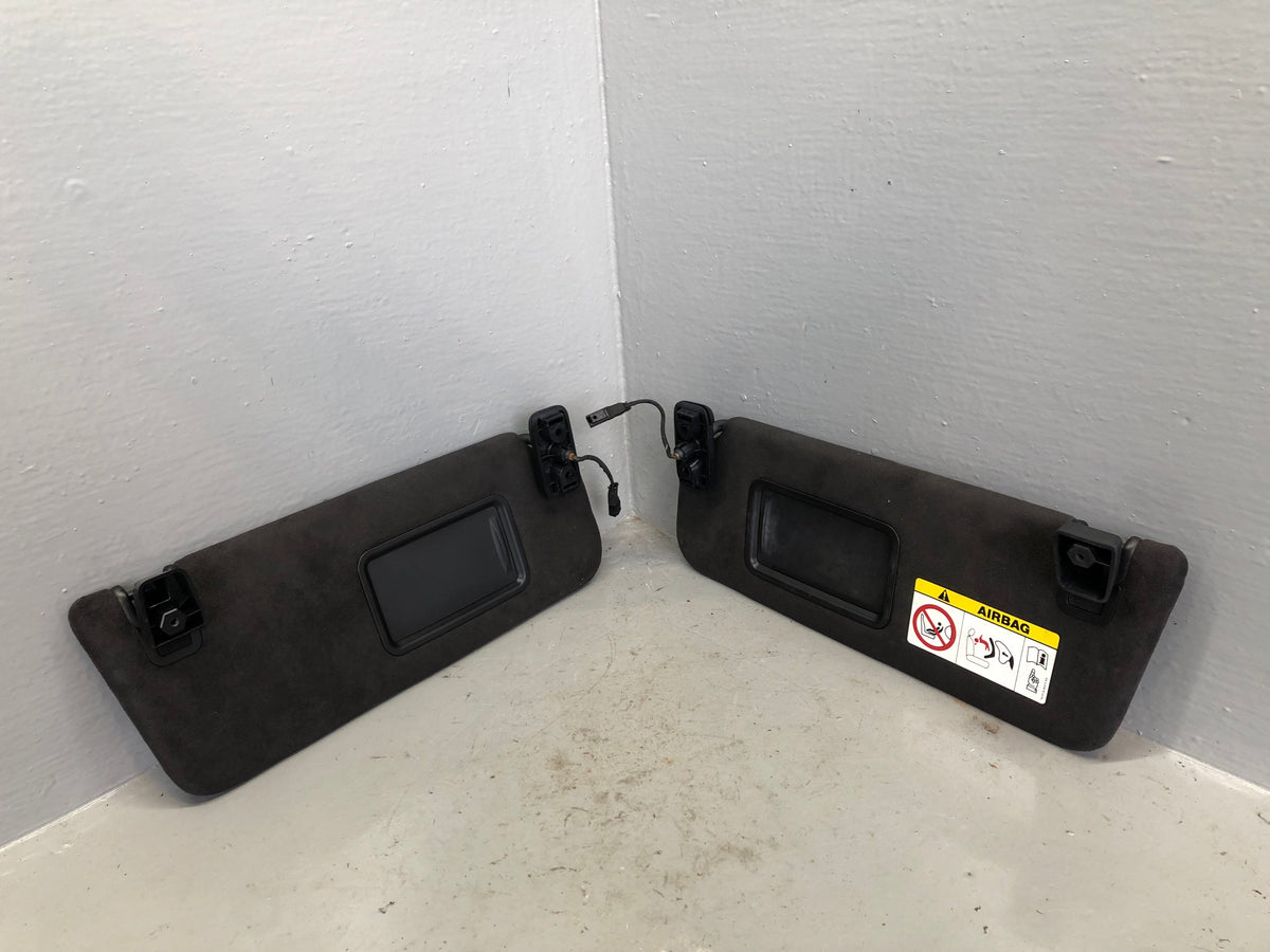 Range Rover Sport Sun Visors Mirrors and Lights Black L494 2014 to 2022 L14096