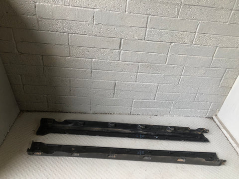 Freelander 2 Sill Cover Trims Pair Land Rover 2006 to 2014 Black Plastic D08066