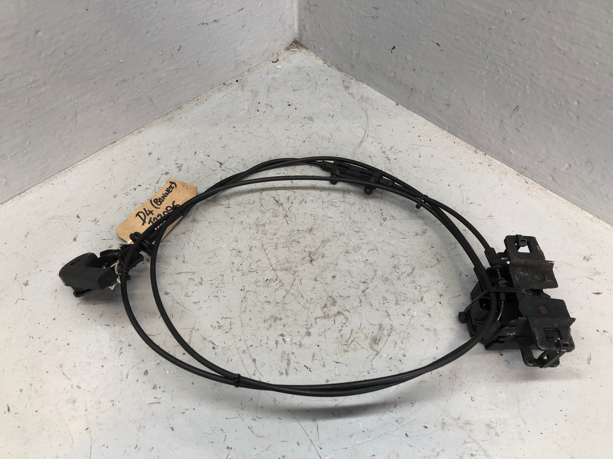 Discovery 4 Bonnet Release Cable and Catches with Lever Land Rover 2009 to 2016