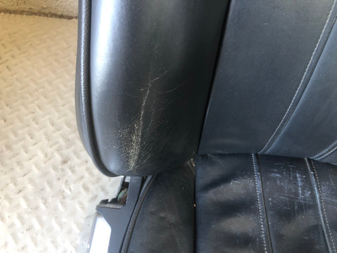 Range Rover L322 Leather Seats Black Heated Facelift 2006 to 2009 D01076