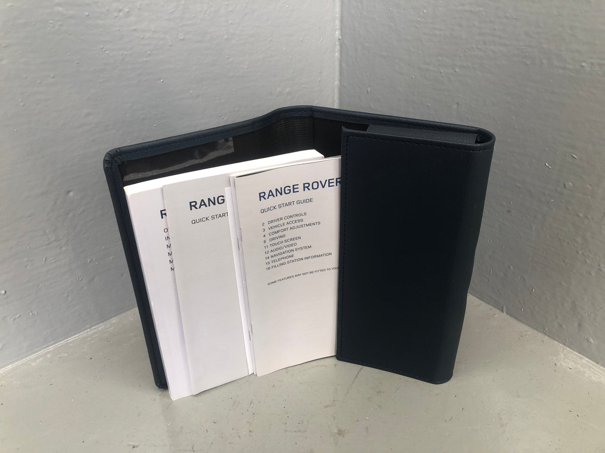 Range Rover Evoque Handbook User Manual in Wallet L538 2011 to 2018 L03066