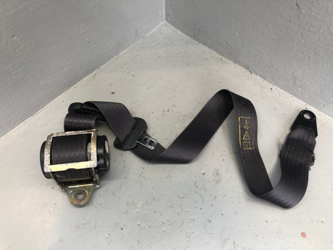 Discovery 2 Seat Belt Assembly Near Side Front in Grey Land Rover 1998 to 2004
