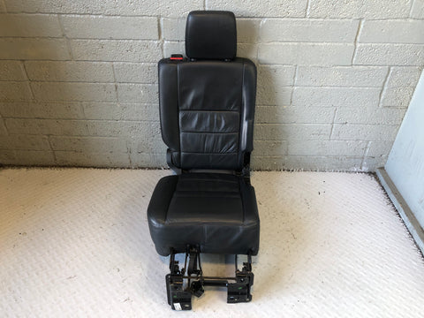 Discovery 3 Seats Rear Middle Row in Soft Black Leather Land Rover 2004 to 2009