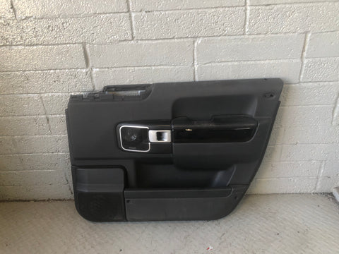 Range Rover L322 Door Cards x 4 in Black with Black Trim 2006 to 2009 D01076