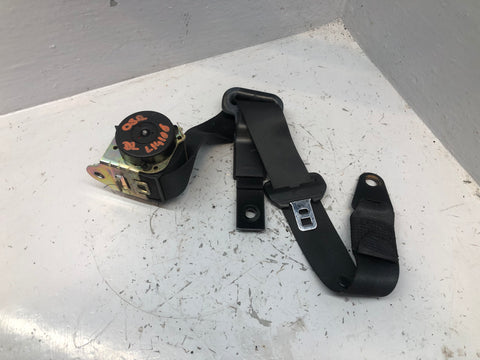 Discovery 2 Seat Belt Off Side Rear 2nd Middle Row Black Land Rover 1998 to 2004