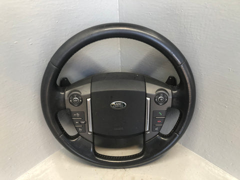 Discovery 4 Steering Wheel Leather Black Land Rover 2013 to 2016 K18066