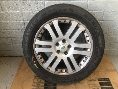 Range Rover L322 Alloy Wheels And Tyres x5 20" 255/55R20 2002 to 2013 D01076