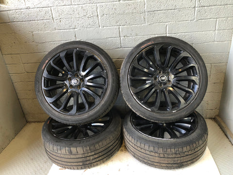 Range Rover Sport Turbine Alloy Wheels with Tyres 4 x 22" 275/40R22 L494 L14096