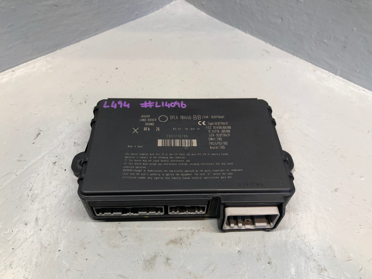 Range Rover Sport L494 Keyless Entry Module DPLA-19H440-BB 2014 to 2022