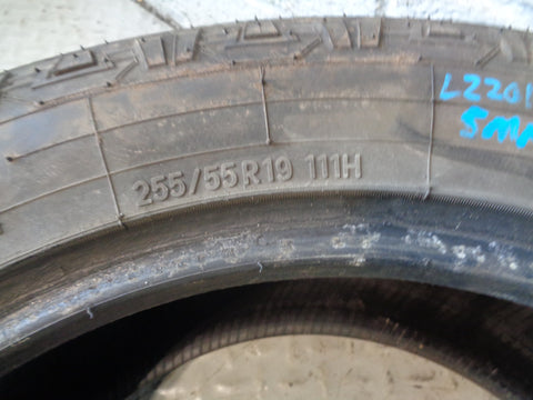 Toyo A/T Open Country Part Worn Tyre 255/55R19 255 55 19 5mm Tread L22015B