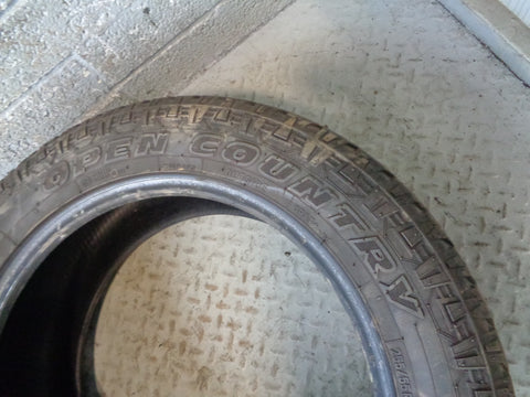 Toyo A/T Open Country Part Worn Tyre 255/55R19 255 55 19 6mm Tread L22015D