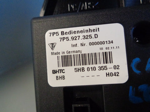 Porsche Cayenne 958.1 92A Central Locking Switch 7P5.927.325.D 2011 to 2014