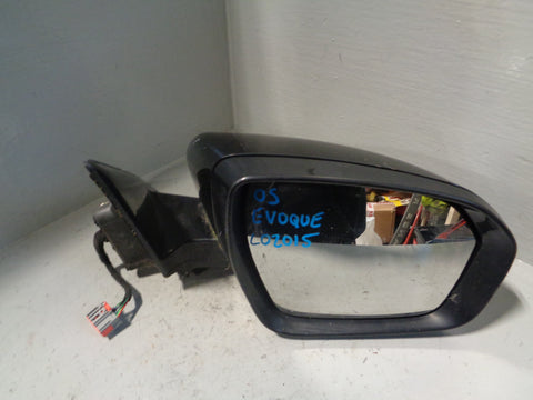 Range Rover Evoque Door Mirror Off Side Right Power Fold Black L538 L02015
