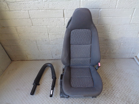 BMW Z3 E36 Roadster Seats Pair Electric Adjust with Roll Bars Grey 1996 to 2002