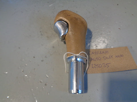 Porsche Cayenne 958.1 92A Gear Knob in Beige and Silver Auto 2011 to 2014
