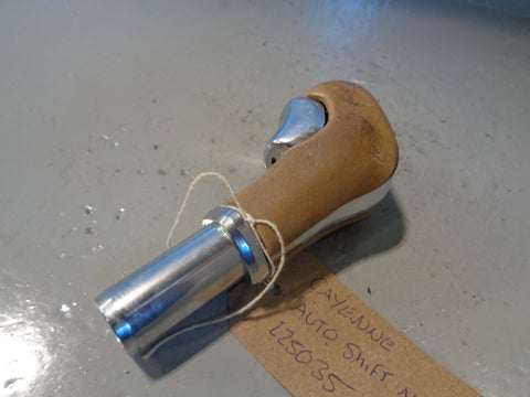 Porsche Cayenne 958.1 92A Gear Knob in Beige and Silver Auto 2011 to 2014