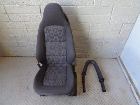 BMW Z3 E36 Roadster Seats Pair Electric Adjust with Roll Bars Grey 1996 to 2002