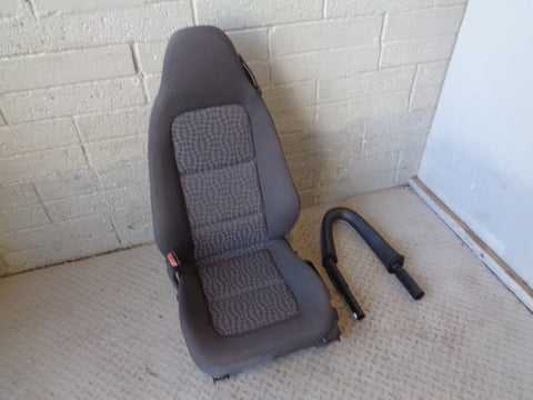 BMW Z3 E36 Roadster Seats Pair Electric Adjust with Roll Bars Grey 1996 to 2002