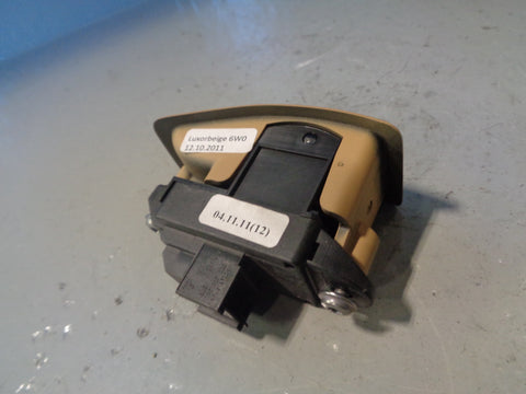 Porsche Cayenne 958.1 92A Parking Brake Switch in Beige and Silver 2011 to 2014