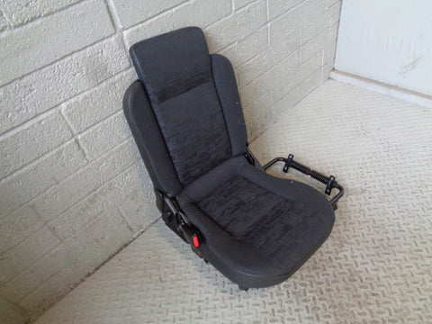 Discovery 2 Dickie Seats Pair Black / Grey Cloth 3rd Row Land Rover 1998 to 2004