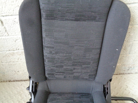 Discovery 2 Dickie Seats Pair Black / Grey Cloth 3rd Row Land Rover 1998 to 2004