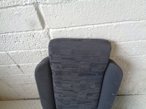 Discovery 2 Dickie Seats Pair Black / Grey Cloth 3rd Row Land Rover 1998 to 2004