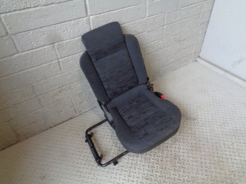 Discovery 2 Dickie Seats Pair Black / Grey Cloth 3rd Row Land Rover 1998 to 2004